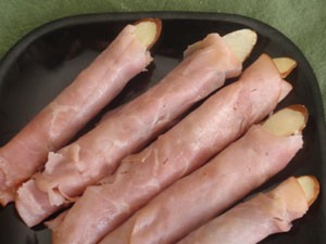 Ham & Almond Fingers