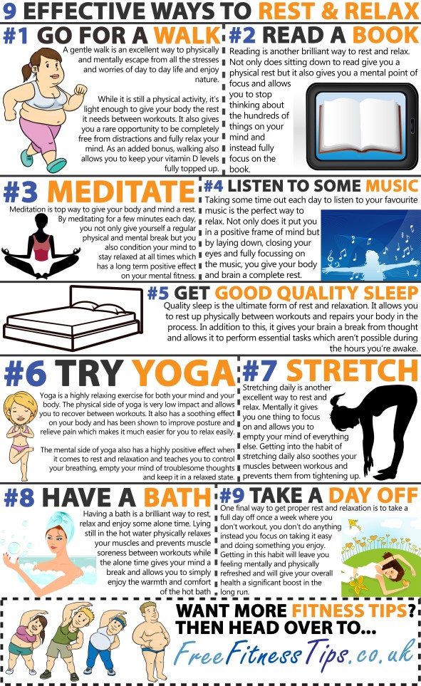 9 Effective Ways To Rest & Relax