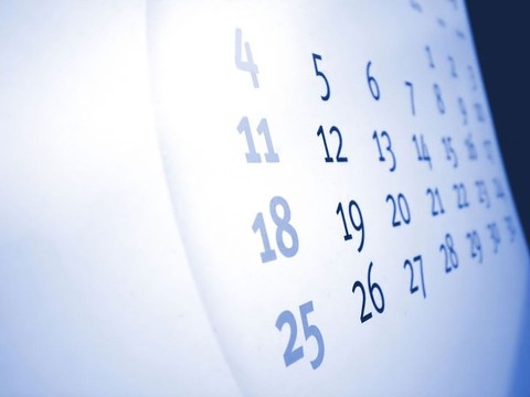 A calendar.