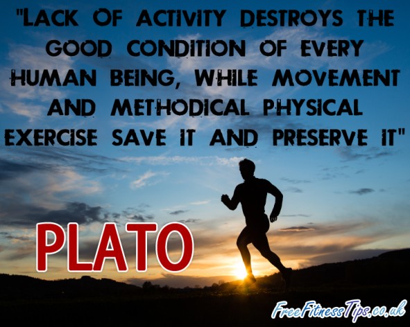 "Lack of activity destroys the good condition of every human being, while movement and methodical physical exercise save it and preserve it." - Plato