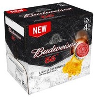 A crate of Budweiser 66.