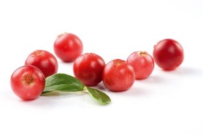 A selection of cranberries.