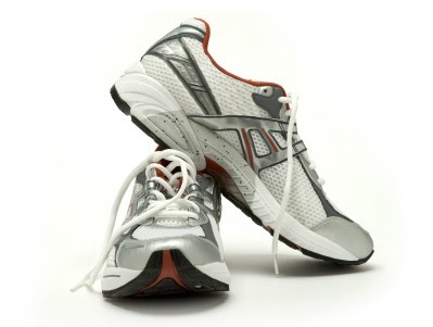 A pair of trainers.
