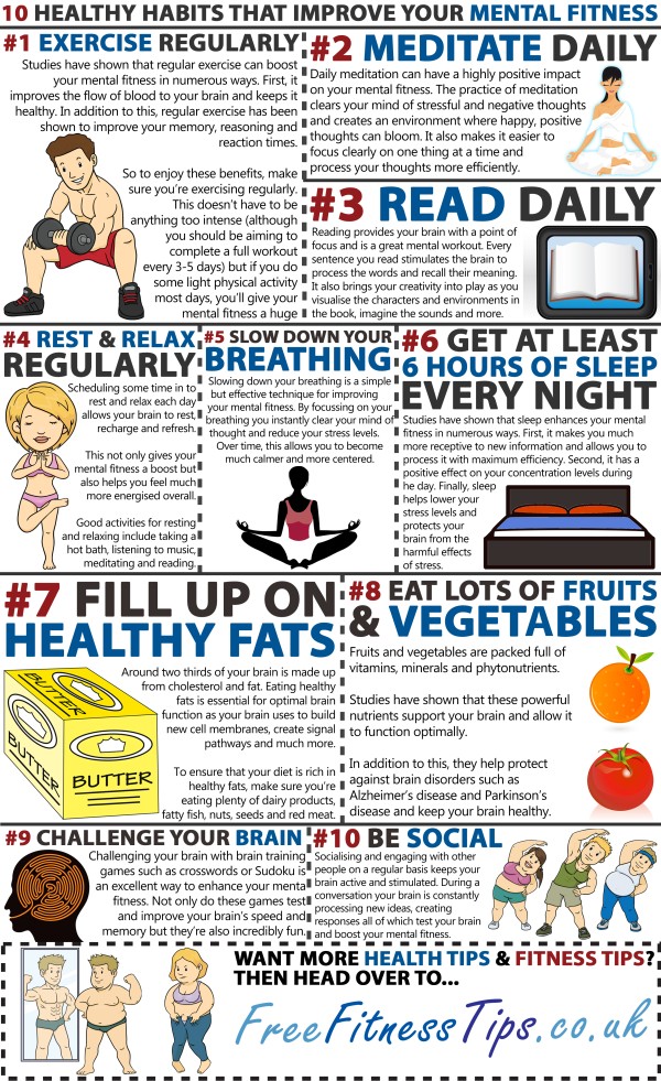 10 Healthy Habits That Improve Your Mental Fitness