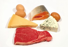 A selection of animal proteins
