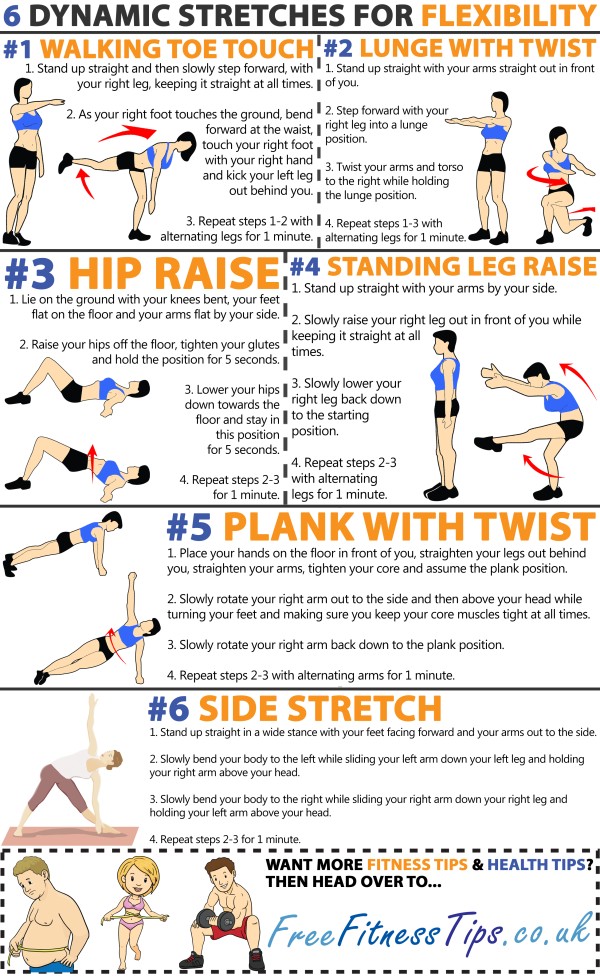 6 Dynamic Stretches For Flexibility