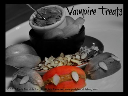 Almond, Apple & Peanut Butter Vampire Treats