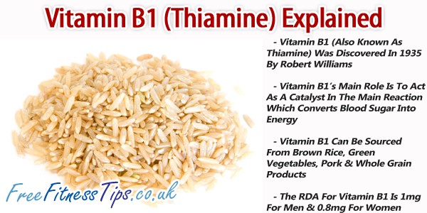 Vitamin B1 (Thiamine) Explained