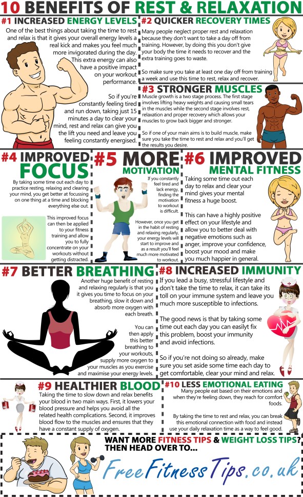 10 Benefits Of Rest & Relaxation