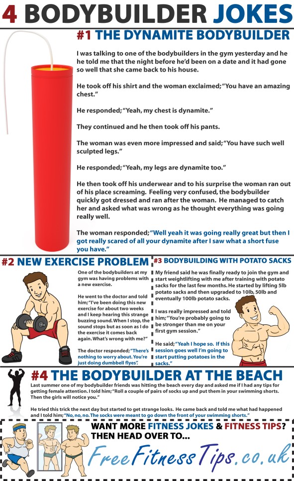 4 Bodybuilder Jokes