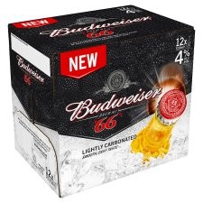 A crate of Budweiser 66.