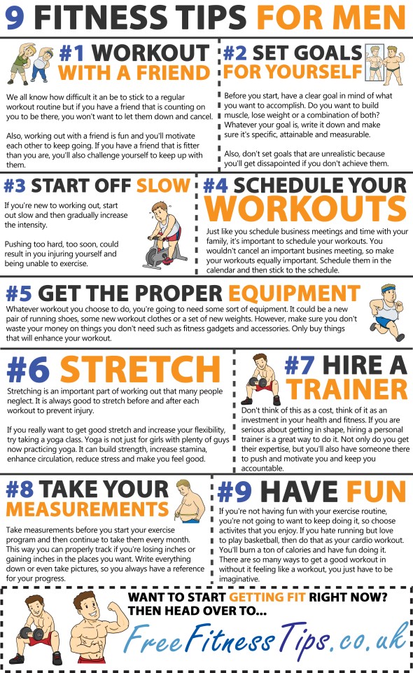 9 Fitness Tips For Men