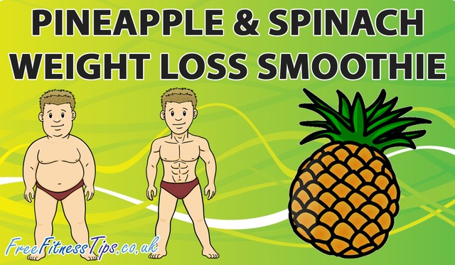 Pineapple & Spinach Weight Loss Smoothie