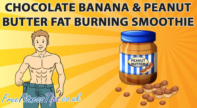 Chocolate, Banana & Peanut Butter Fat Burning Smoothie