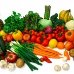 A selection of fruits and vegetables.