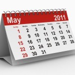 A calendar showing May 2011.