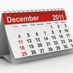 A calendar showing December 2011.