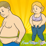 Obesity Cartoon Infographic