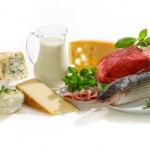 A selection of protein rich foods.